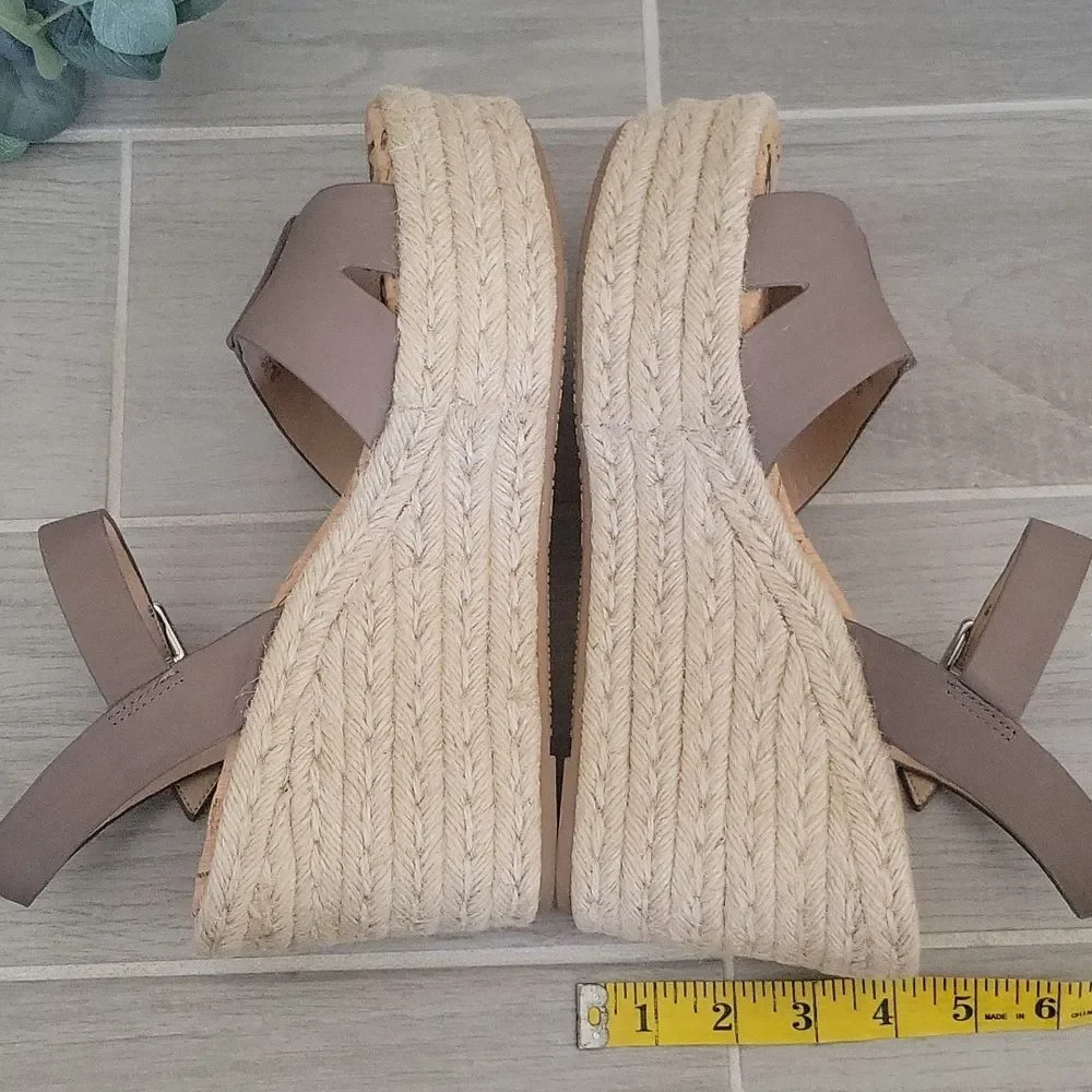 NIB Sam Edelman Maura Espadrille Wedge Sandal size 10.5